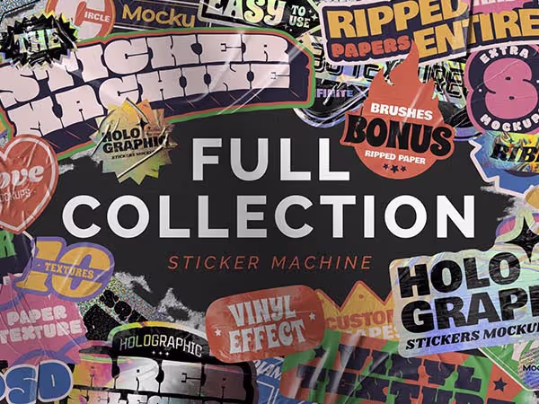 Sticker Mockup Machine