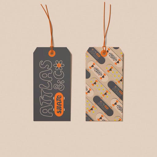 Attlas Skate & Co – Fashion & Apparel identity by mrkttnr, additional view 5 of 9