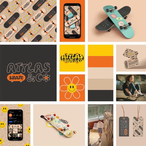 Attlas Skate & Co – Fashion & Apparel identity by mrkttnr, additional view 9 of 9