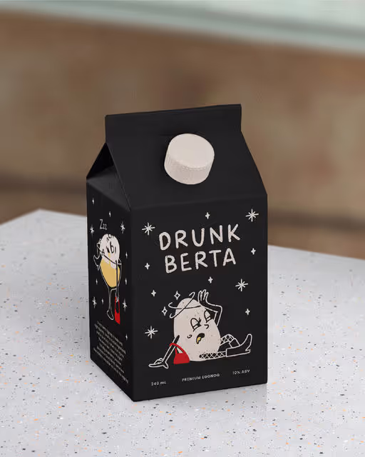 Drunk Berta – Food & Beverage identity by wooo.designs, additional view 2 of 6