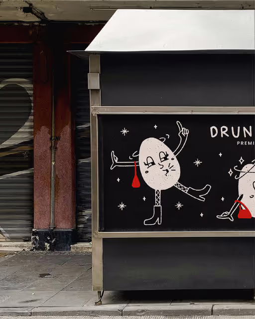 Drunk Berta – Food & Beverage identity by wooo.designs, additional view 3 of 6