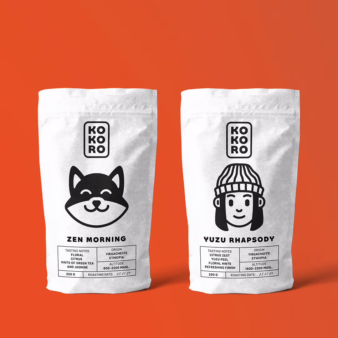 Kokoro – Food & Beverage identity by wooo.designs