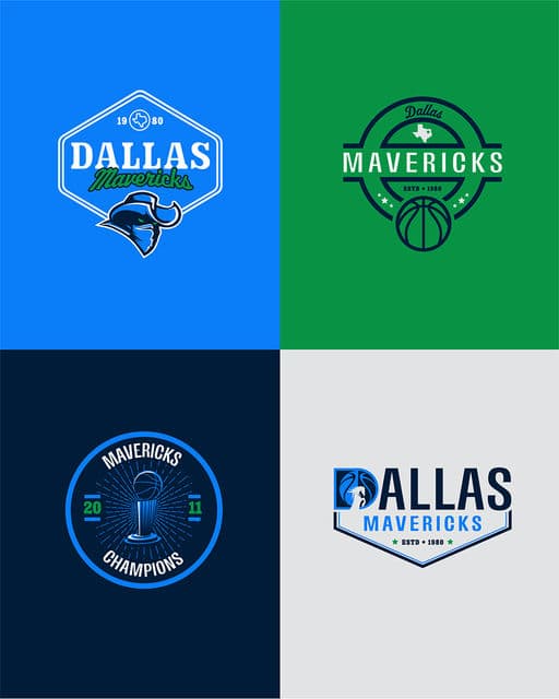 Dalla Mavericks Brand Evolution – Sport & Outdoor identity by brianckeys, additional view 8 of 9