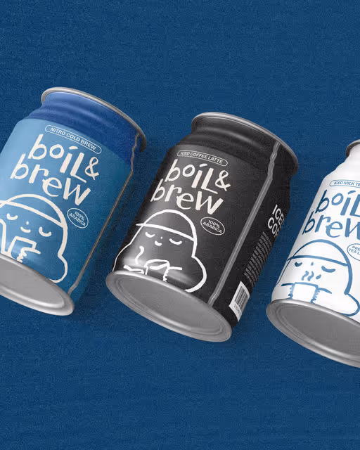 Branding & Creative Direction for Boil & Brew Coffee Shop & Restaurant
