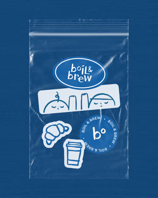 Branding & Creative Direction for Boil & Brew Coffee Shop & Restaurant