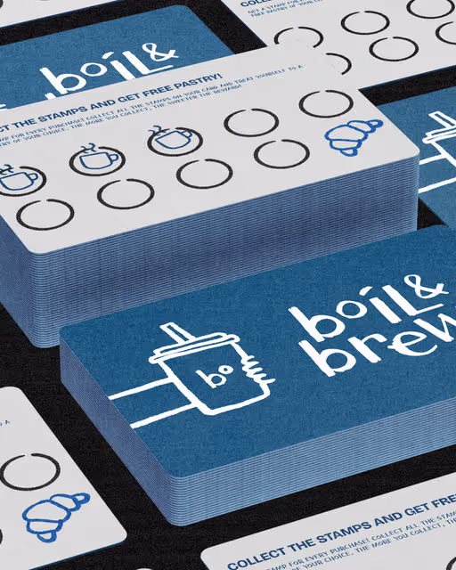 Branding & Creative Direction for Boil & Brew Coffee Shop & Restaurant