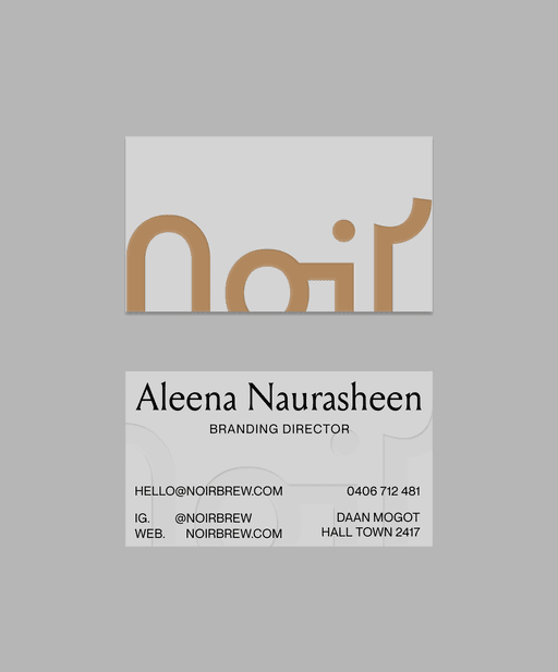 NOIR – Food & Beverage identity by Creavora Studio, additional view 5 of 8