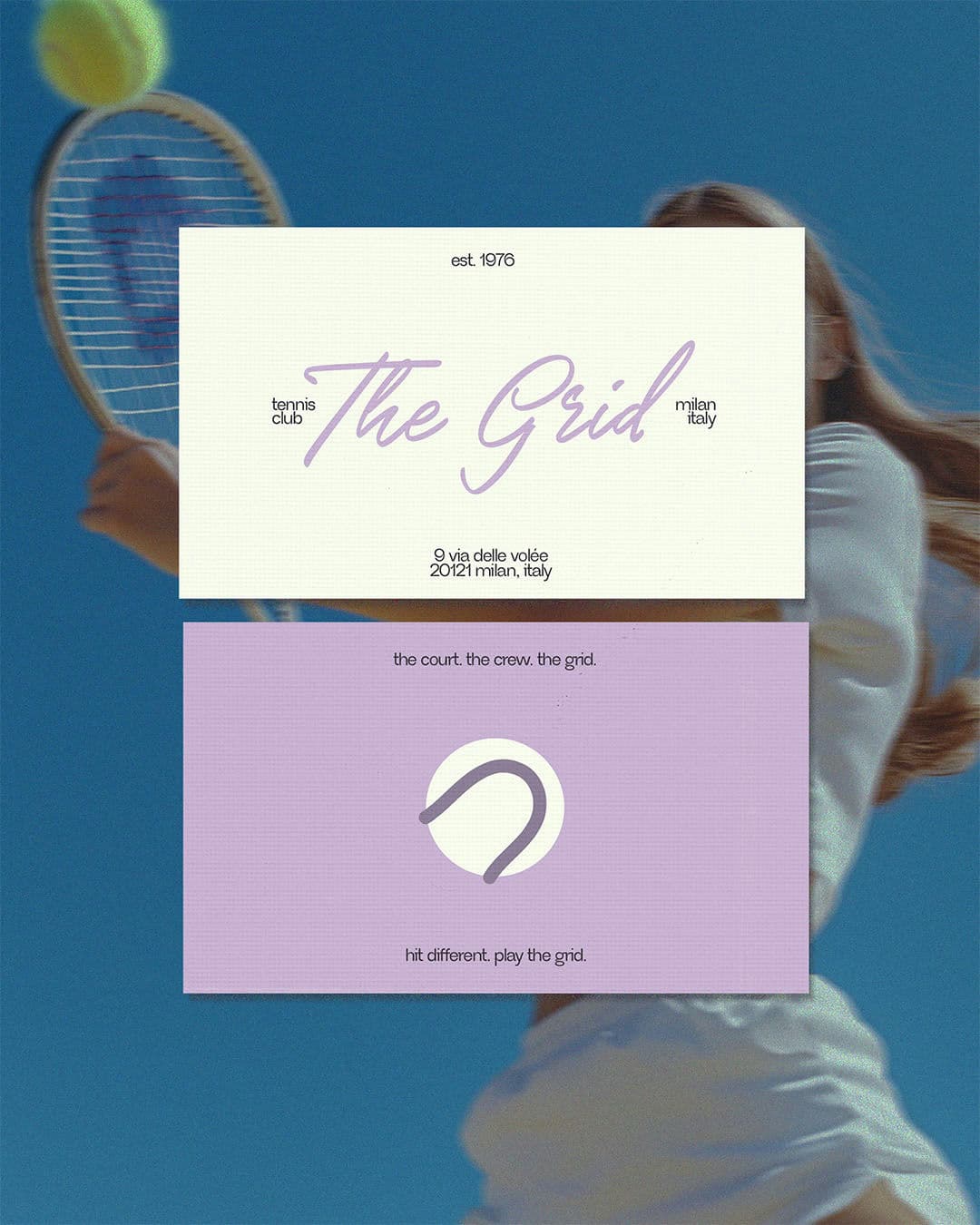The Grid tennis court