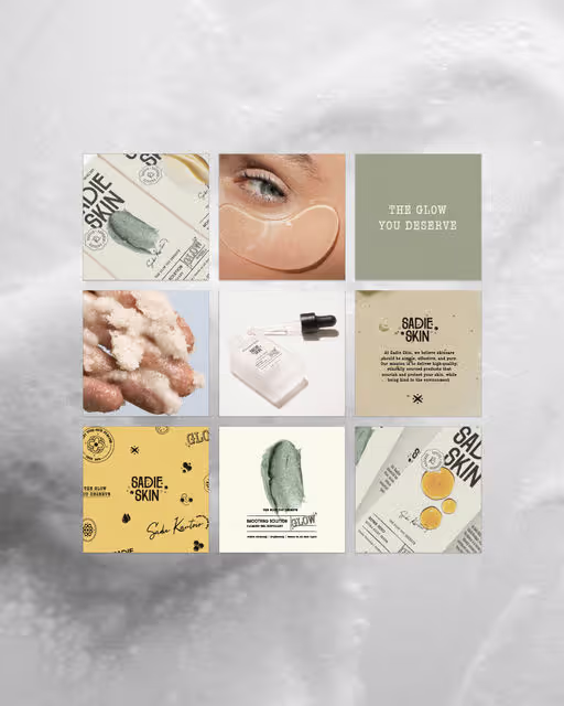 Sadie Skin – Beauty & Personal Care identity by artentii-designs, additional view 5 of 9
