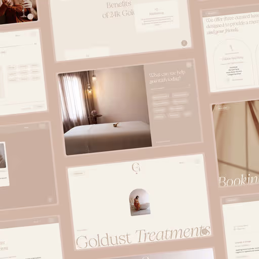 Goldust Spa – Beauty & Personal Care identity by Two Moons Studio, additional view 4 of 9