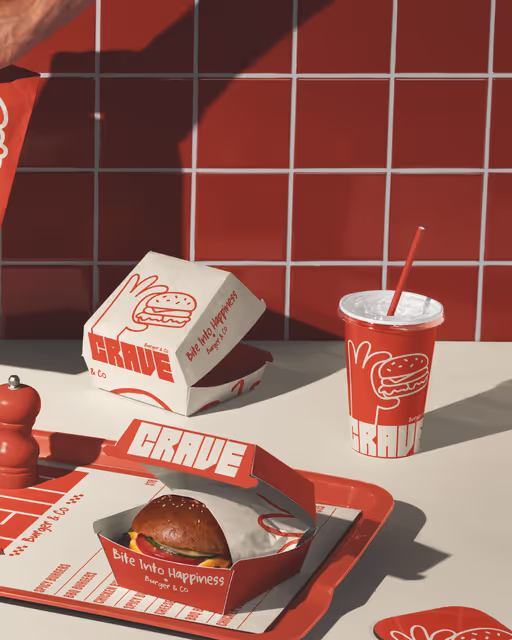 Crave – Food & Beverage identity by gbgraphics, additional view 2 of 9