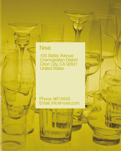 Nova Mocktails – Food & Beverage identity by alliron-studio, additional view 6 of 9