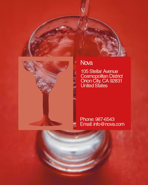 Nova Mocktails – Food & Beverage identity by alliron-studio, additional view 9 of 9
