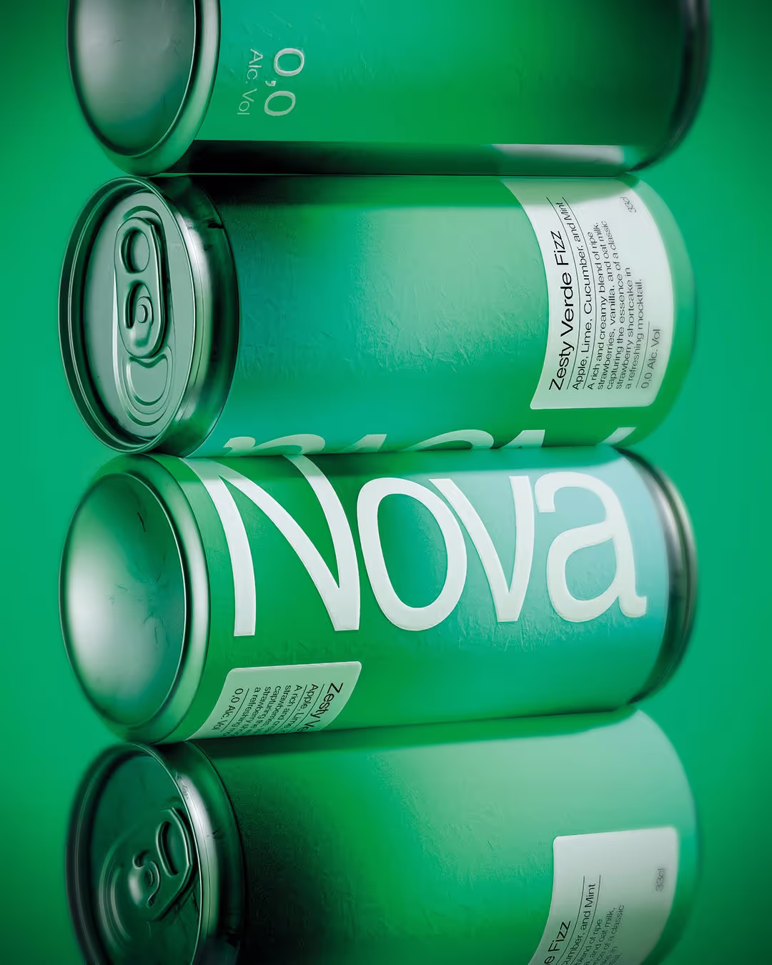 Nova Mocktails – Food & Beverage identity by alliron-studio