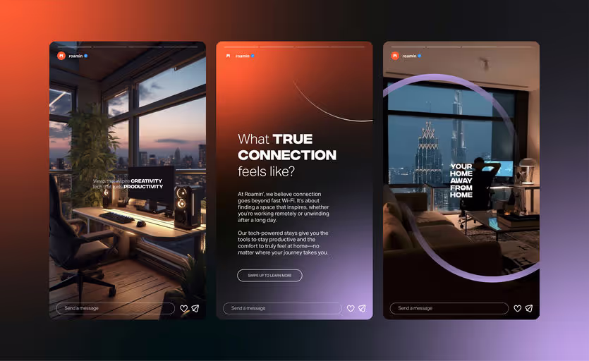 Roamin' – Retail & Lifestyle identity by unnfold-design, additional view 8 of 9