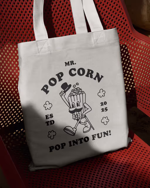 Mr. Pop Corn – Food & Beverage identity by wooo.designs, additional view 5 of 6
