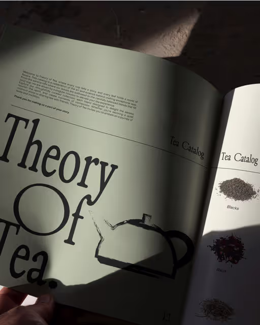 Theory of Tea – Food & Beverage identity by davka-design, additional view 8 of 9
