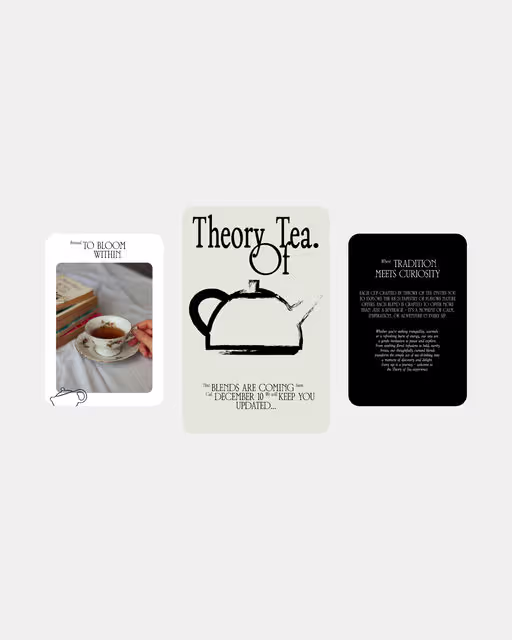 Theory of Tea – Food & Beverage identity by davka-design, additional view 6 of 9