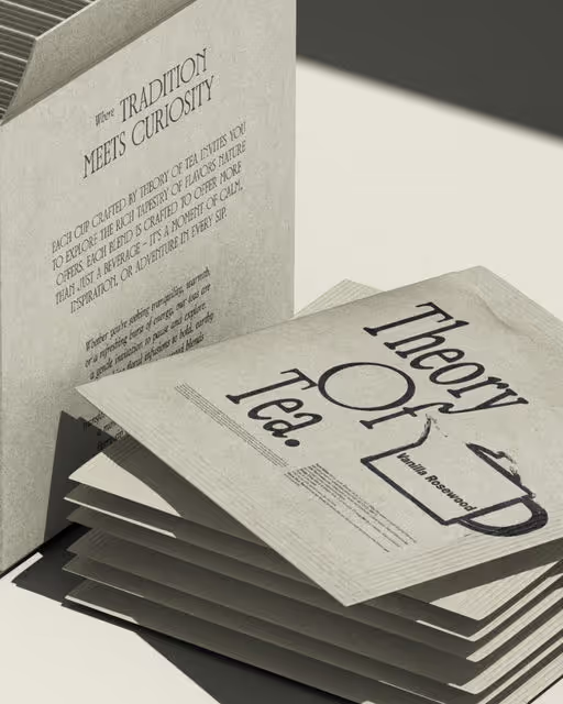 Theory of Tea – Food & Beverage identity by davka-design, additional view 9 of 9