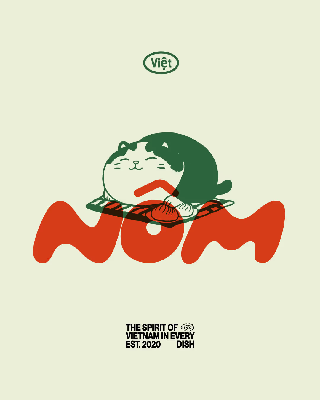 NÔM - Vietnamese Cuisine Restaurant – Food & Beverage identity by davka-design