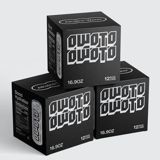 OWOTO - Alkaline Water – Food & Beverage identity by maniu, additional view 4 of 8