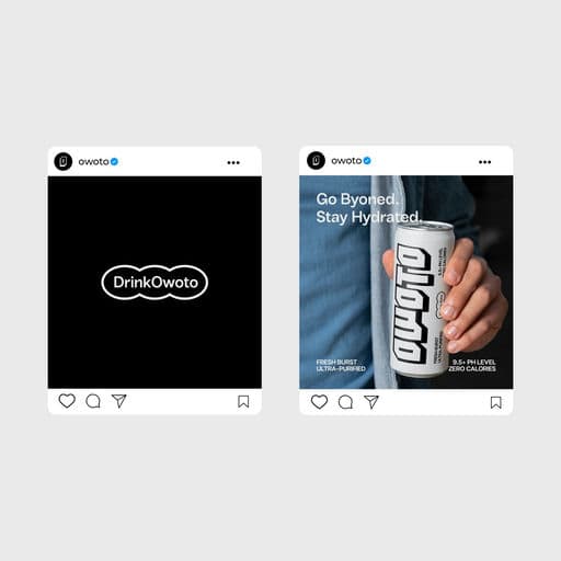 OWOTO - Alkaline Water – Food & Beverage identity by maniu, additional view 3 of 8