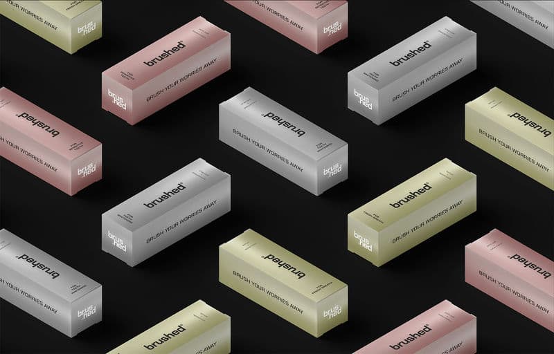 Brushed – Beauty & Personal Care identity by unnfold-design, additional view 8 of 8