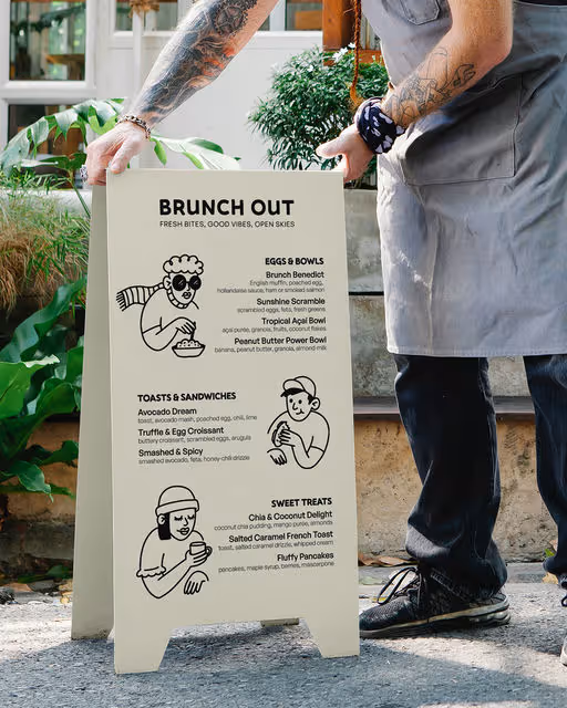 Brunch Out – Food & Beverage identity by wooo.designs, additional view 2 of 6