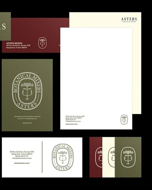 Asters Mixers – Food & Beverage identity by wylliamlach, additional view 7 of 9