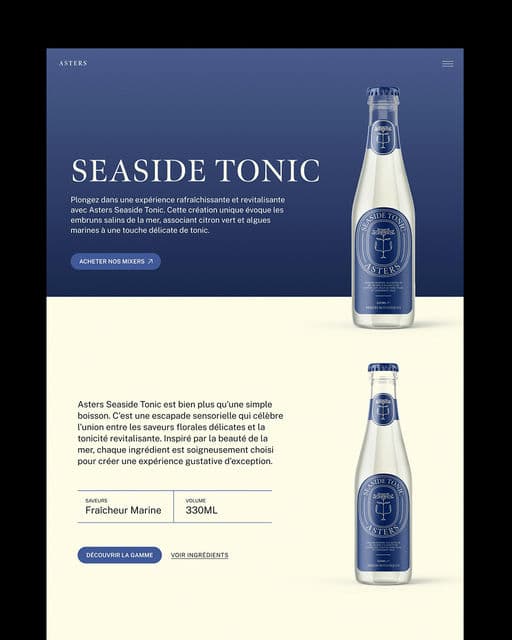 Asters Mixers – Food & Beverage identity by wylliamlach, additional view 5 of 9