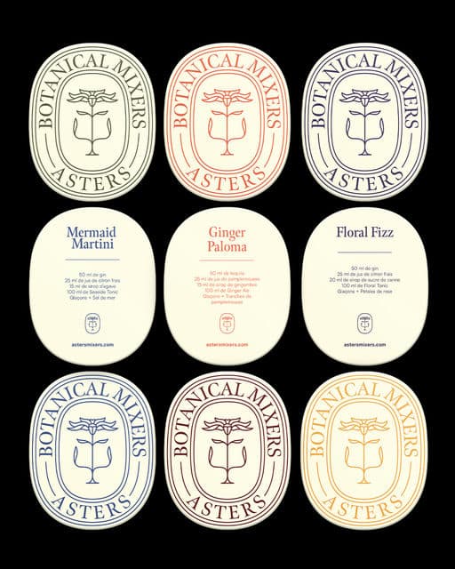 Asters Mixers – Food & Beverage identity by wylliamlach, additional view 4 of 9