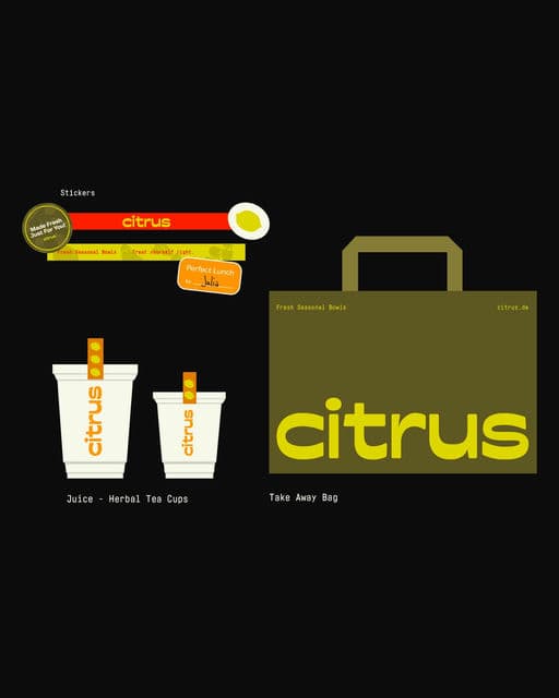 Citrus – Food & Beverage identity by yagmurdesigns-jpg, additional view 8 of 9