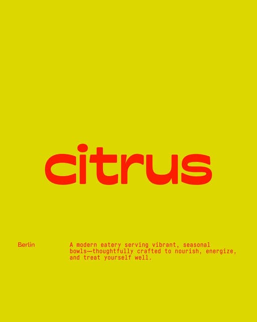 Citrus – Food & Beverage identity by yagmurdesigns-jpg, additional view 7 of 9