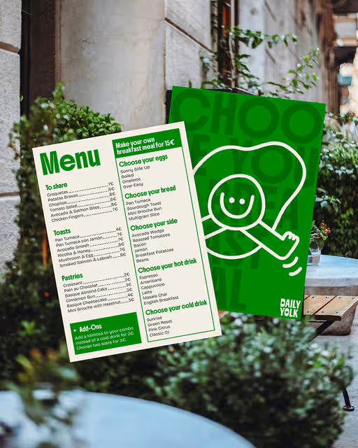 Daily Yolk – Food & Beverage identity by Leyma Design, additional view 5 of 9