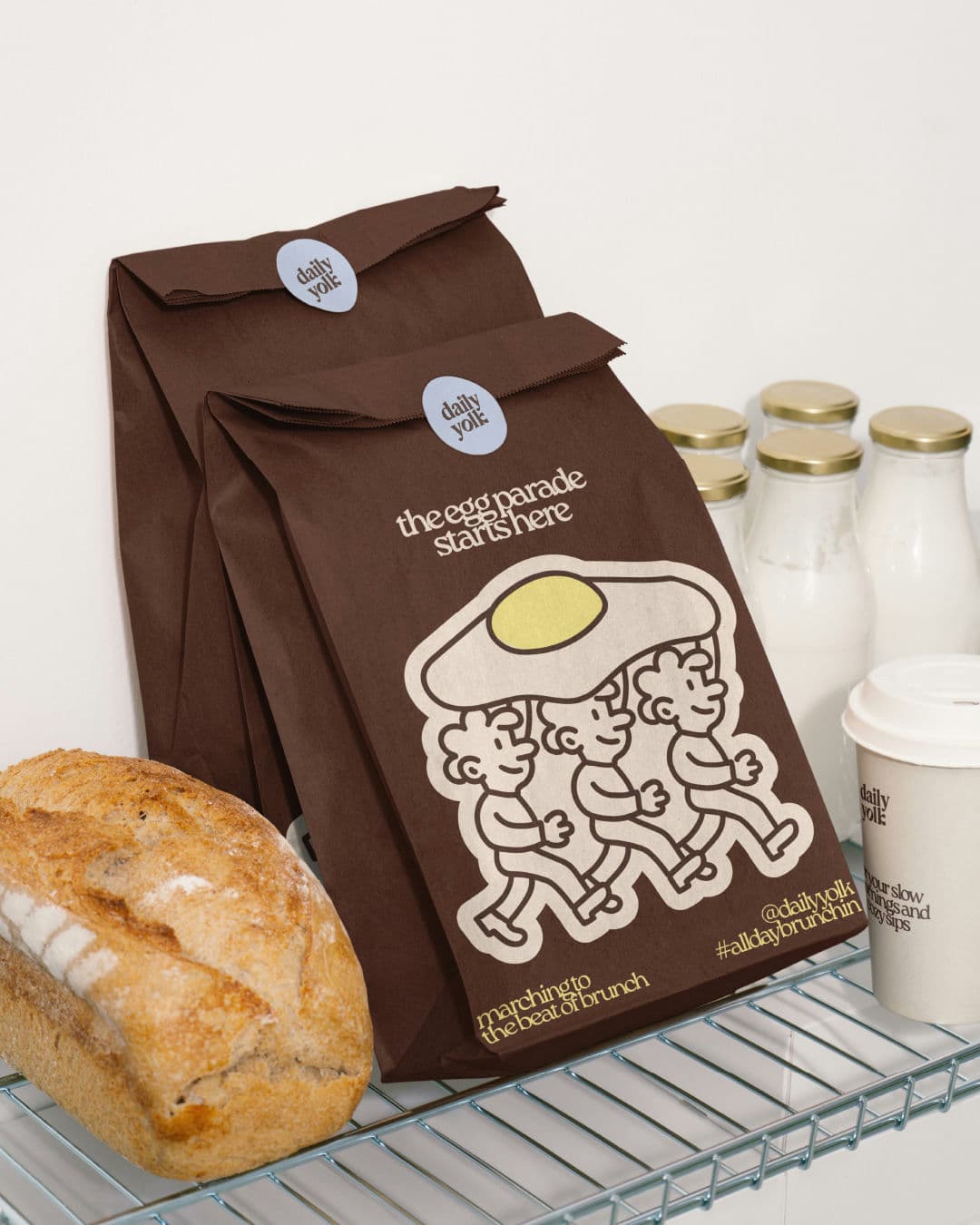 Daily Yolk – Food & Beverage identity by tanjeena-design