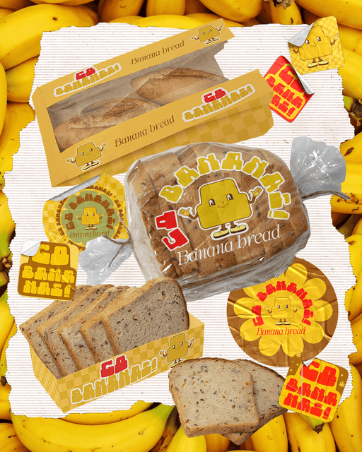 GO BANANAS! – Food & Beverage identity by designbyrebeca, additional view 2 of 7