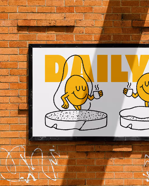 Daily Yolk – Food & Beverage identity by wooo.designs, additional view 2 of 6