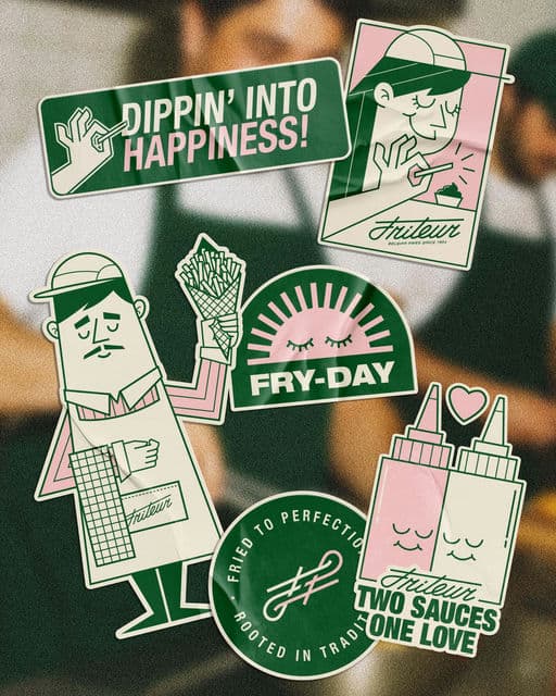 Friteur – Food & Beverage identity by harpie-studio, additional view 4 of 9