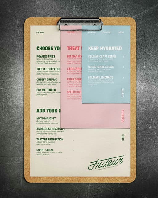 Friteur – Food & Beverage identity by harpie-studio, additional view 6 of 9