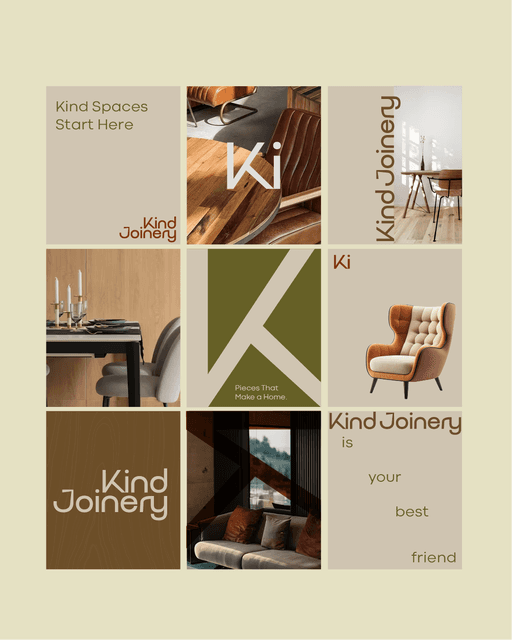 Kind Joinery – Home & Living identity by brandsbycolorful, additional view 6 of 9