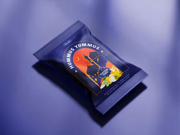 Hummus Yummus Packaging – Food & Beverage identity by megenta-studio, additional view 7 of 9