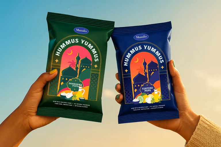 Hummus Yummus Packaging – Food & Beverage identity by megenta-studio, additional view 6 of 9