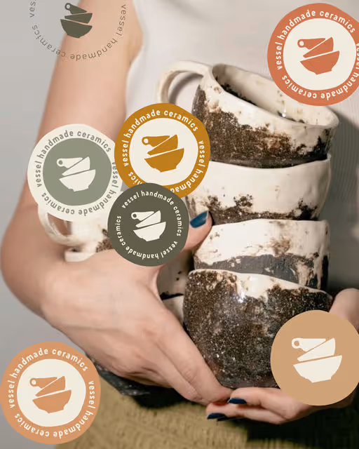 Vessel - handmade ceramics – Agency & Studio identity by khushbu-parikh, additional view 2 of 6
