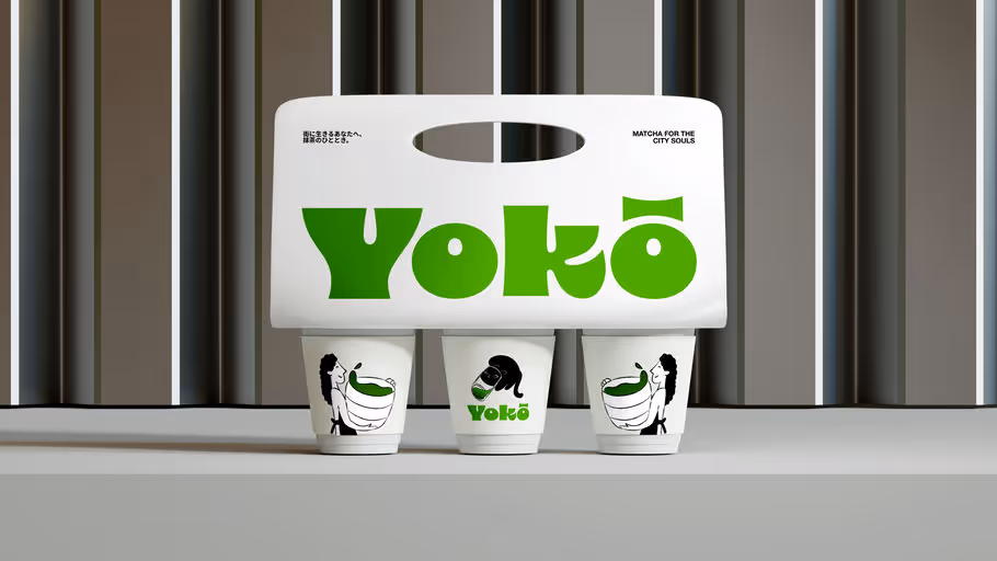Yokõ Matcha Cafe – Food & Beverage identity by studiorevv, additional view 8 of 9