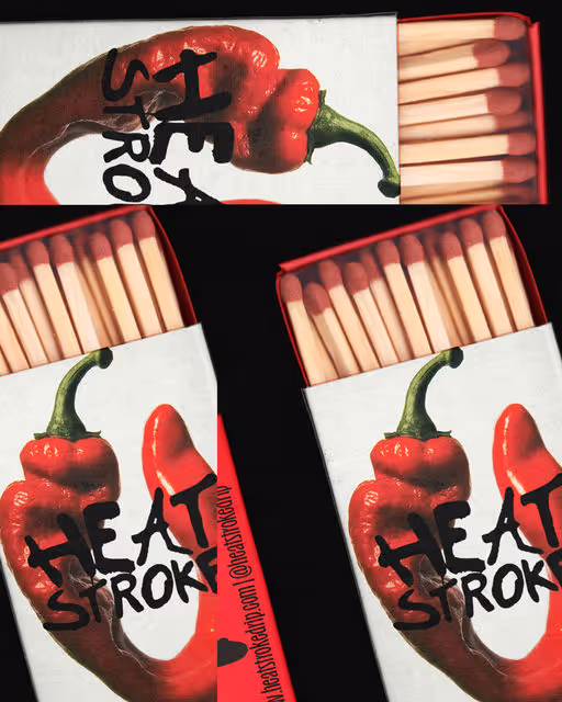 HEATSTROKE – Food & Beverage identity by Notblankdesigns, additional view 3 of 9
