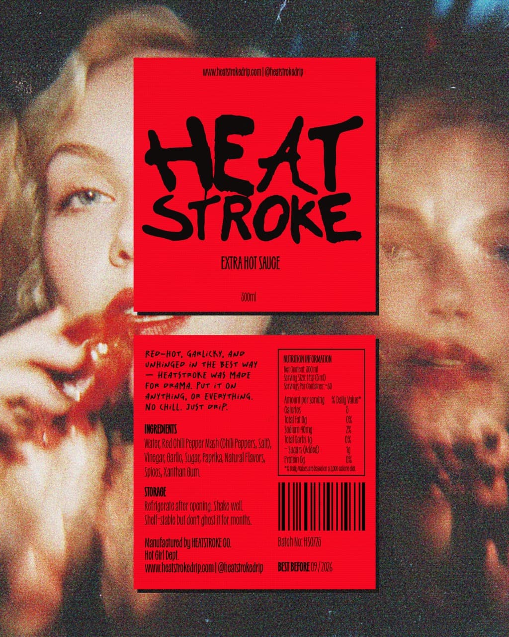 HEATSTROKE – Food & Beverage identity by Notblankdesigns