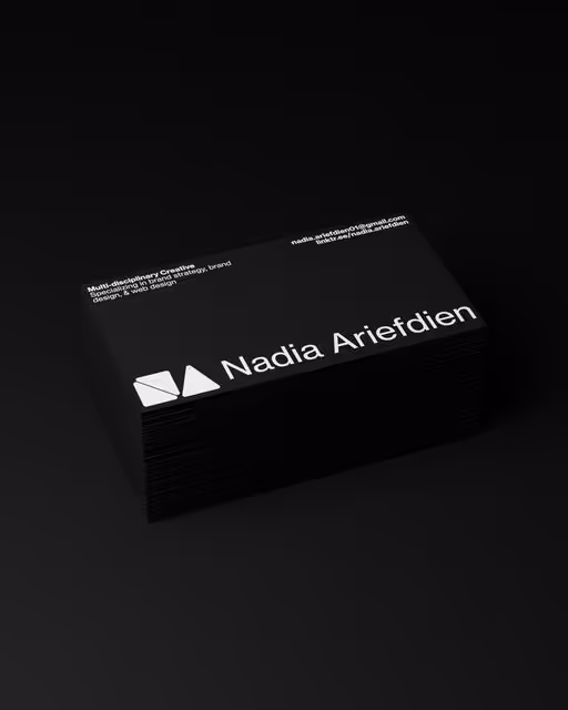 Nadia Ariefdien – Agency & Studio identity by Nadia Ariefdien, additional view 6 of 9