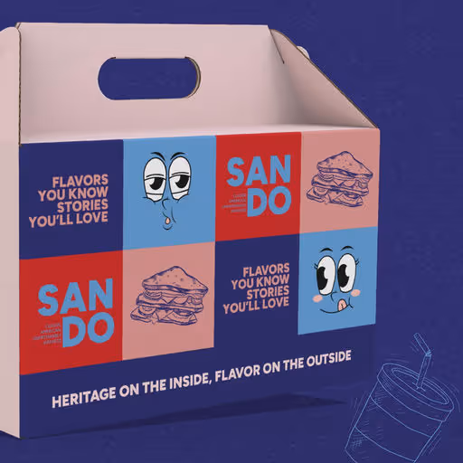 Sando | Japanese Sandwich Shop Branding – Food & Beverage identity by Design By Sukaina, additional view 6 of 6