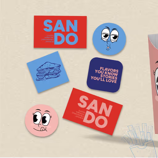Sando | Japanese Sandwich Shop Branding