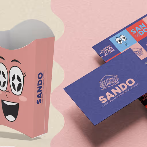 Sando | Japanese Sandwich Shop Branding